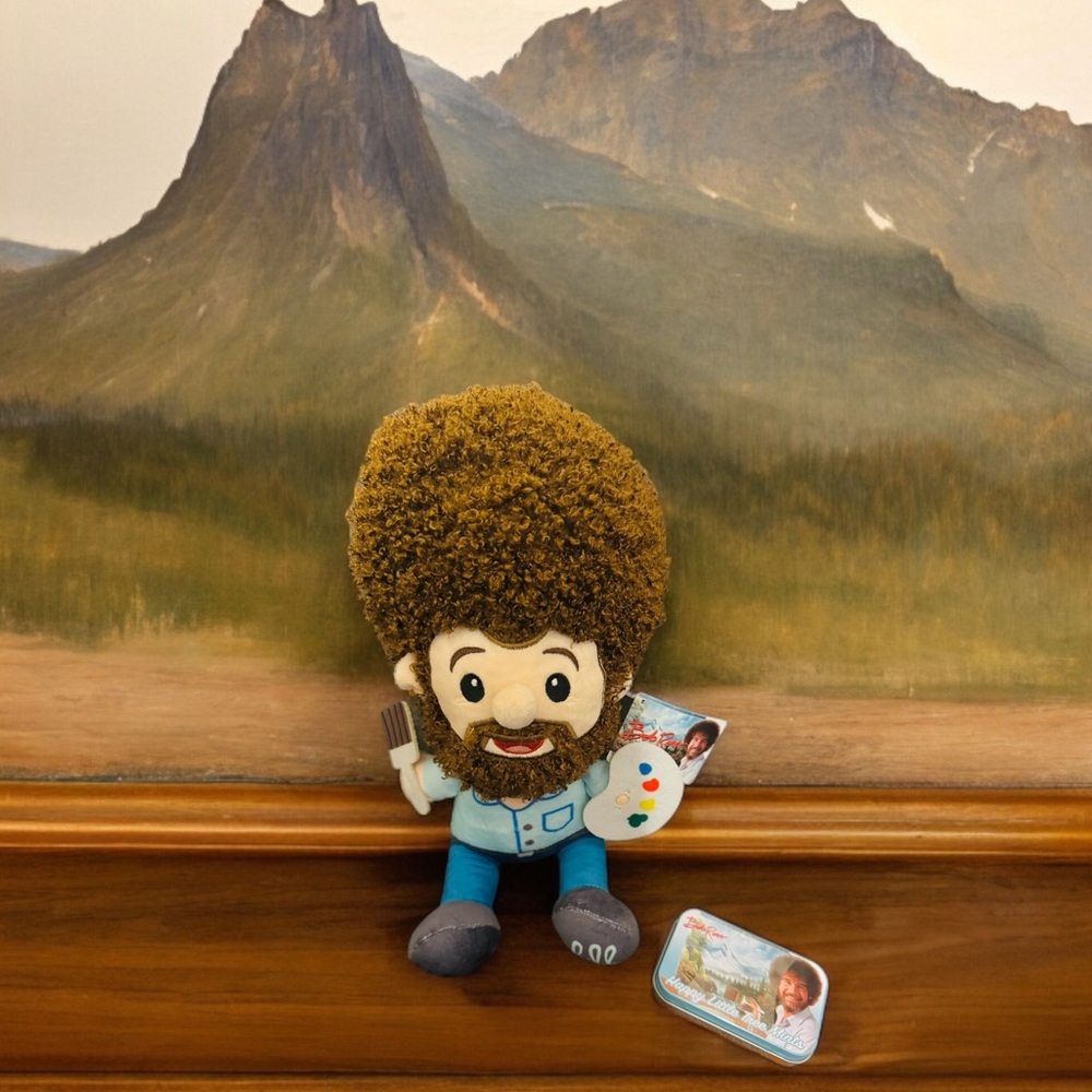 BOB ROSS BUNDLE! Plushie + Mints